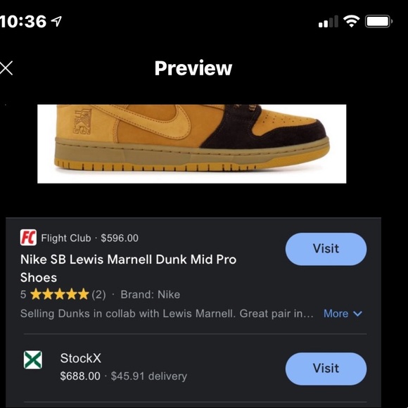 Lewis Marnell Nike SB dunk Mid Pros - Picture 6 of 8